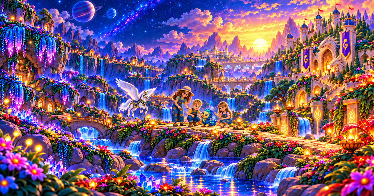 A landscape from the Evermaybe realm