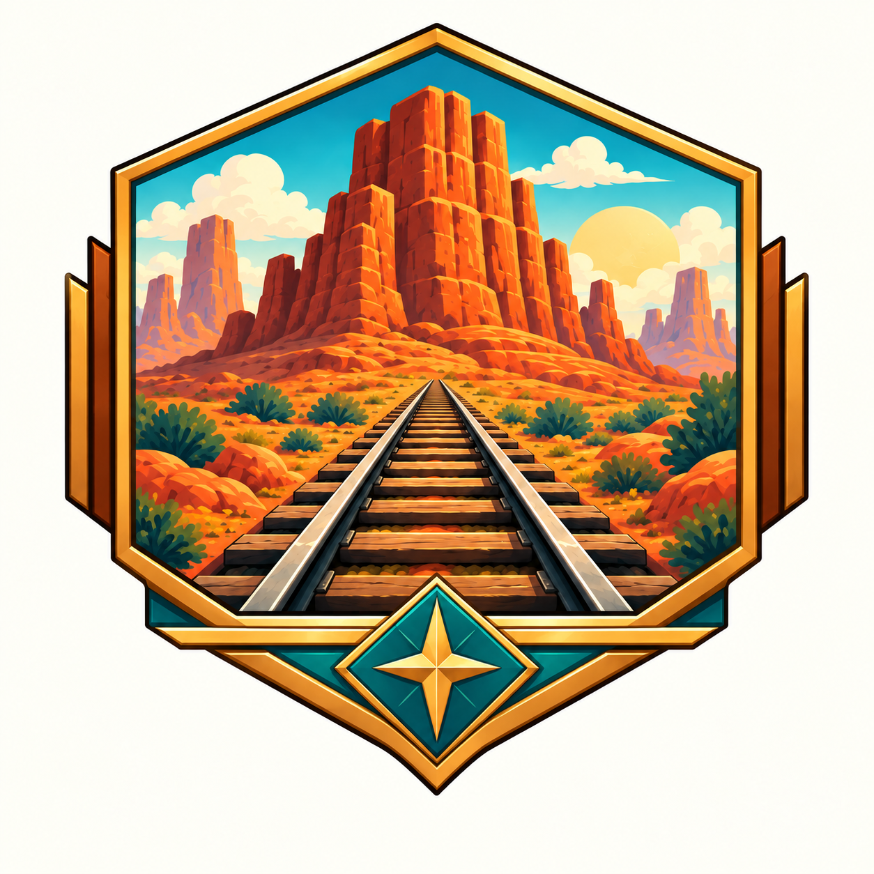 Red Rock Territory realm symbol