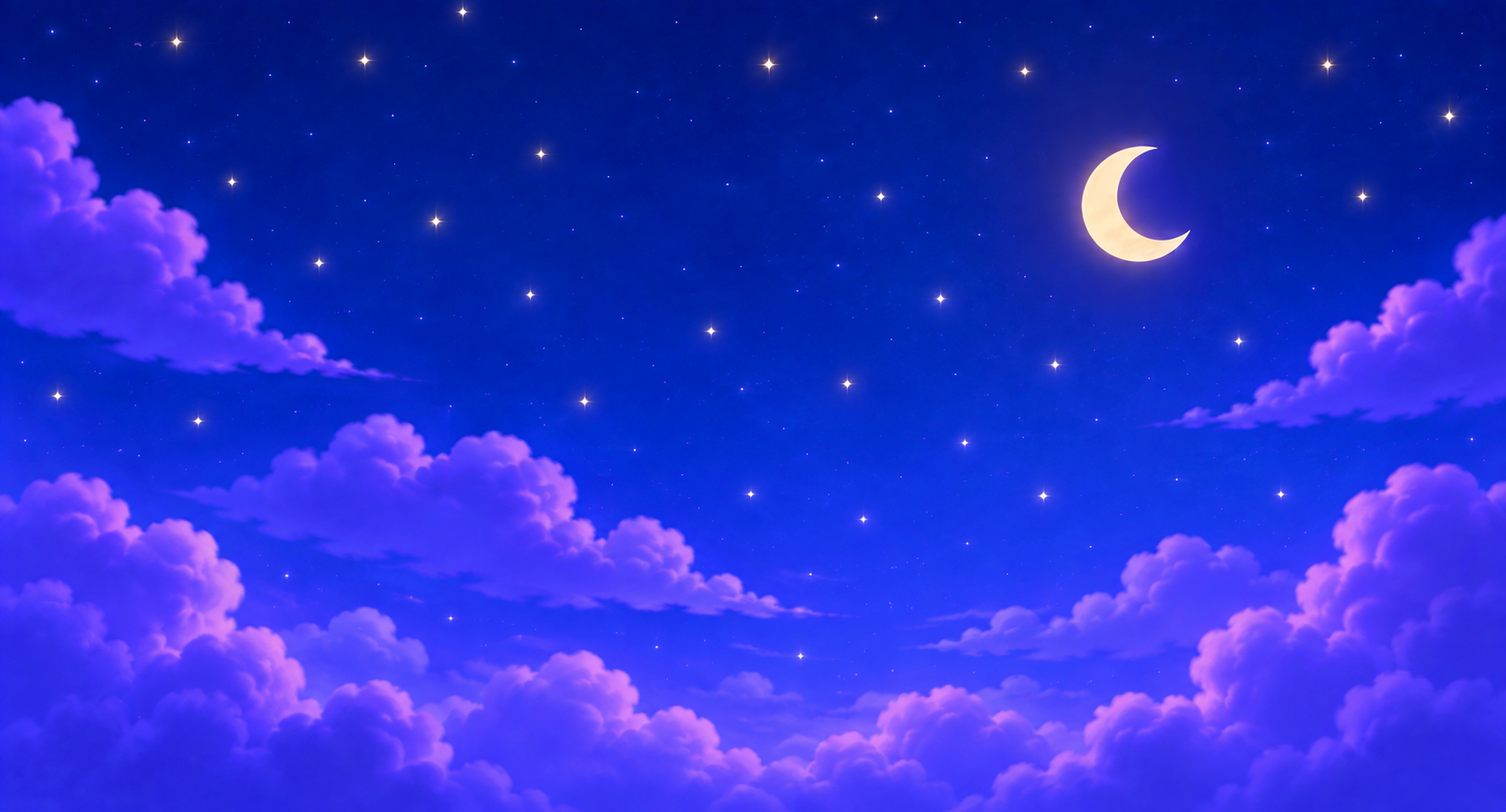 Moonlit sky background